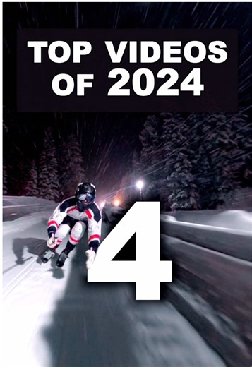 4️⃣ on my top videos of 2024👇 “ICE CROSS 1” - inspired by Ken Block’s GYMKHANA series this video was filmed after our @atsxicecross 250 race in Winterleitenhütte, Austria 🇦🇹📍 The ice track primarily functions as a luge course with alternative, ice cross specific, start and finish sections built and maintained by @oescv With only two cameras and no one to film, the video required ~4 hours of hiking/skating up/down the mountain and roughly 20 takes 🎥🌲⛸️ On the plus side it led to some very g
