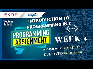 NPTEL Introduction to Programming in C Week 4 All Programming Assignment Solutions || Swayam 2022