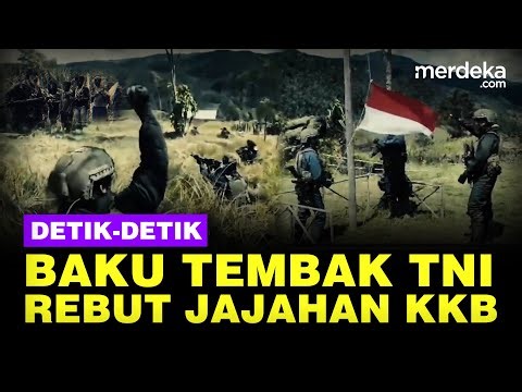 Rekaman Baku Tembak Perebutan Wilayah Jajahan KKB, TNI Teriak: OPM-nya Marah Komandan!