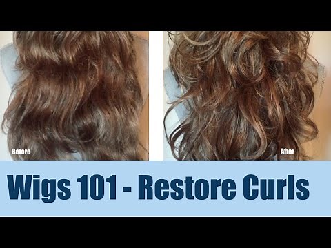How to Restore Curls in Synthetic Wigs
