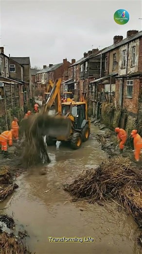 Transformation of the City Canal Timelapse of the Spectacular Modernization Process #short