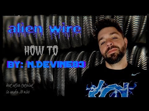 👽 Best ALIEN wire tutorial of year 2023! N.Devine83 coil build #wireart #alien #youzguyz