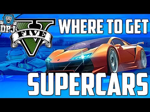 "GTAV" Location For Supercars - Bugatti's, Lamborghini's, Ferrari's & More (GTA5 Secrets)