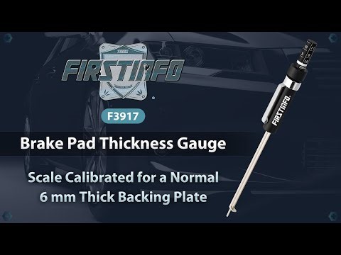 FIRSTINFO F3917 Brake Pad Thickness Gauge, Brake Pad Measurement Tool
