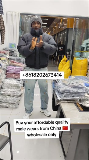 buy your affordable quality male wears from China 🇨🇳 wholesale only