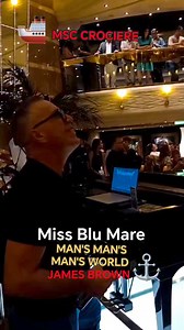Man's man's man's world - James BROWN 🎙️ MSC CROCIERE 🛳️ #MSC #missblumare #spettacolo #jamesbrown #music #song #Amazing | Leo Mas - Showman