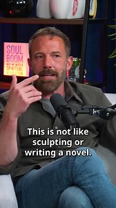 5.7K views · 76 reactions | Ben Affleck and Theo Von on why filmmaking is so tough  "This is not like sculpting or writing a novel — it's collaborative ... The way movies get better really is iterative. It’s like a good paint job on a car." (via Theo Von) #BenAffleck #TheoVon #Filmmaking #Director #Comedy | Screen Off Script | Facebook