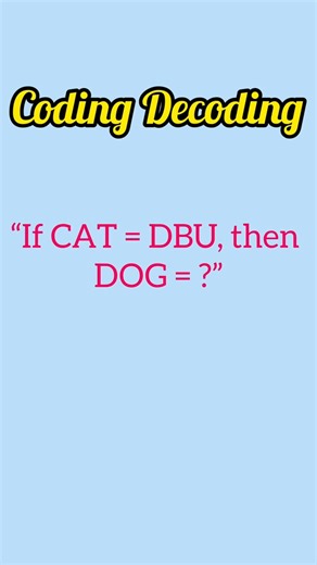 Coding Decoding || Reasoning ||