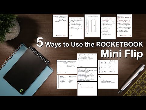 5 Ways to Use the Rocketbook MINI FLIP Erasable Notebook