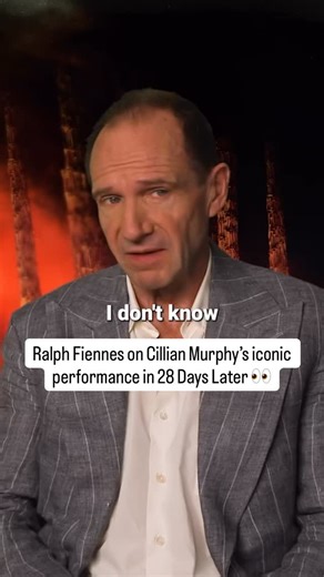I could listen to Ralph Fiennes talking about Cillian Murphy’s performance in 28 Days Later on repeat forever 😍 28 Years Later The Bone Temple is in UK cinemas from 14th January | VT