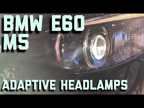 BMW E60 M5 Adaptive Headlights / Headlamps