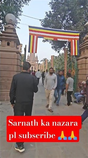 Sarnath ka bhavya Nazara #buddha #sarnath #viral #shorts