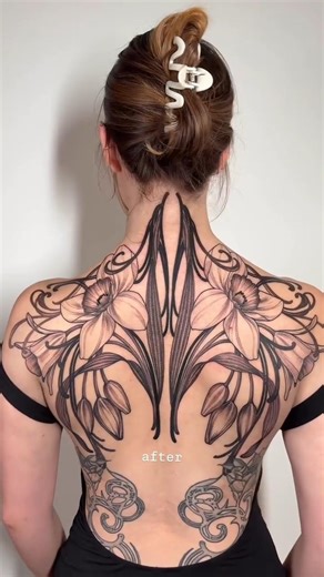 😱 Full Body Tattoo Before & After Transformation 🔥 #tattoo