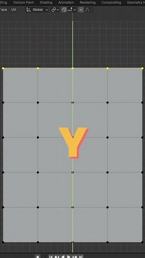Add a new row in a grid. Blender Bits. Blender 4.0 #blendertutorial #blender