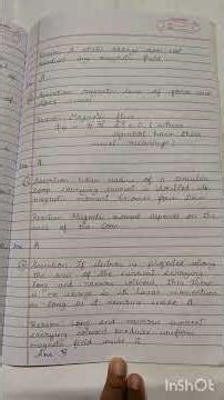 Class 12 Physics Chapter - Moving Charges And Magnetism Assertion And Reasoning