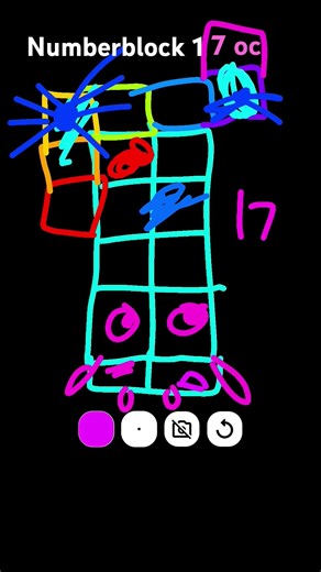 Numberblock 17 Oc #numberblocks