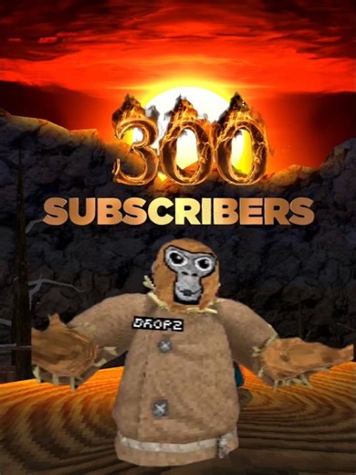 I HIT 300 SUBSCRIBERS! #300subs #gorillatag #gtag #shortsfeed #youtubeshorts #shorts #thankyou