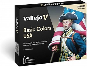 Vallejo Acrylic Model Color Set U.S.A Basic (16)