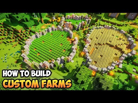 How to Build AMAZING FARMS in Minecraft! (Tutorial)