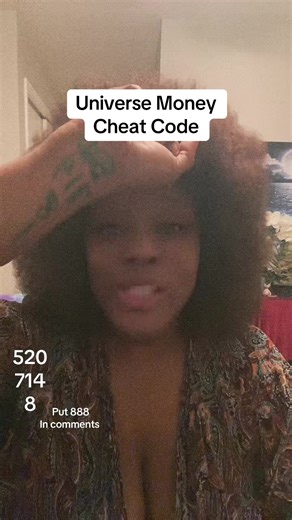 Universal money cheat code? 520 714 8 come back with your testimony. #propheticword #moneymanifestation #moneytok #fyp #rich