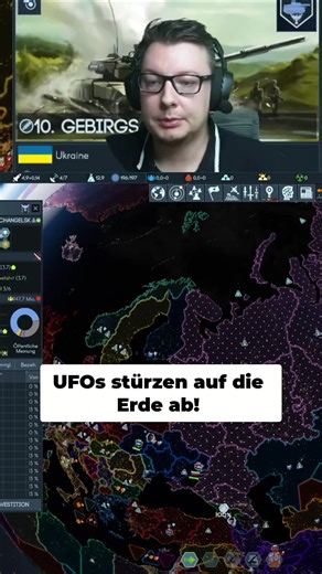 A video game simulates global events, from alien fleet movements to UFO crashes in Peru and China, and battles in Ukraine. Players manage territories and resources on an Earth-like map, shaping the world's destiny. #VideoGame #Simulation #Aliens #UFO #Ukraine #Gaming #Strategy | Kentrigo