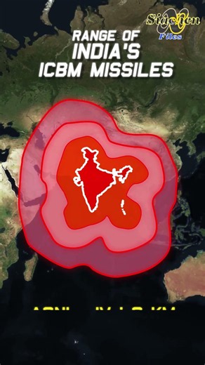 INDIA's Agni Missile Range Breakdown #military #maps #agni #indianmissiles