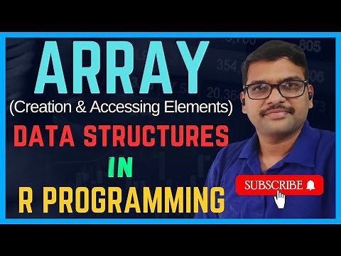 ARRAY (Creation & Accessing Elements) IN R - PROGRAMMING || - SINGLE & MULTI-DIMENSIONAL ARRAY IN R