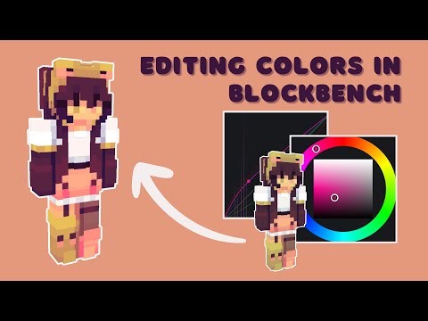 how i edit colors in blockbench!