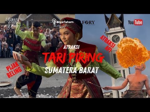 PERTUNJUKAN TARI PIRING SUMATERA BARAT !!!