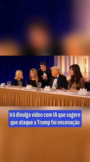 O Irã publicou nesta terça (28) um vídeo gerado por inteligência artificial que sugere que o ataque ao presidente dos EUA Donald Trump, no último sábado (25) na Casa Branca, foi uma encenação. 📲 Veja o vídeo completo #UOL #uolhoje #Irã #EUA #DonaldTrump #GuerranoIrã