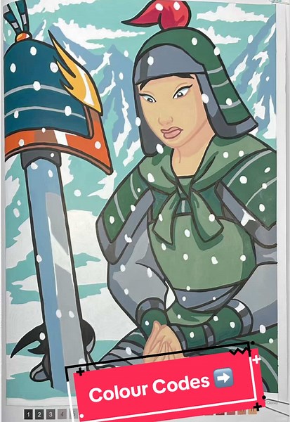 Disney Colour by numbers 📚 Book - Princesses 👸 ✨ Pg 94 - Mulan 🏯 📝 Colours Codes at the end ✍️ Pens used: GuangNa, Languo, Grasp #disney #acrylic markers #coloriagesmysteres #coloriagemysteredisney #arttherapy #acrylic #guangna #guangnaacrylicmarker #hachetteheroes #hatchet #hachettedisney #colorscode #languo #languoacrylicmarkers #coloriageadulte #adultcolouring #tomeprincessedisney #tomeprincesse #bookprincesses #mulan #Mulan