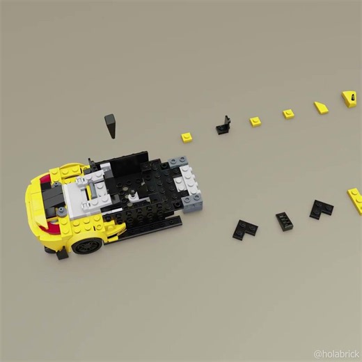 Porsche 911 GT3 RS fast build #lego