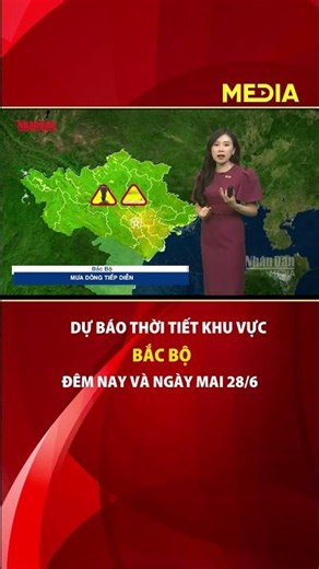 Weather Forecast for Northern Vietnam for Tonight and Tomorrow, June 28 #weather #baonhandan #nor...
