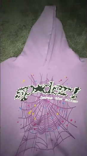 Acai sp5der hoodie v2🕸️💜#dhgatereview #dhgateunboxing