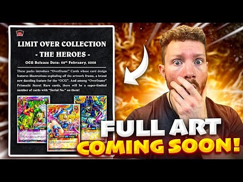 Full Art AND Serialized Yugioh Cards are Finally Coming to the TCG and OCG!!