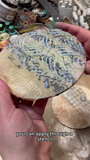 How to Use 3D Gels for Texture Magic ✨ #diy #3Dgel #finnabair #mixedmedia