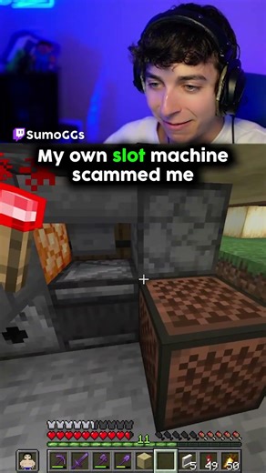 My own SLOT machine scammed me... #shorts