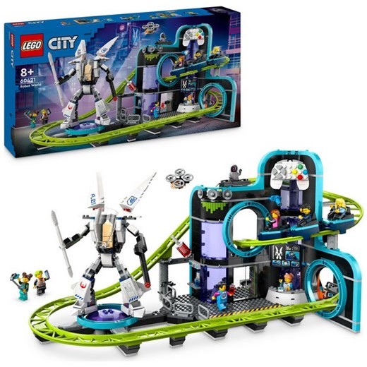Buy LEGO City Robot World Roller-Coaster Park Creative Toy 60421 | LEGO | Argos
