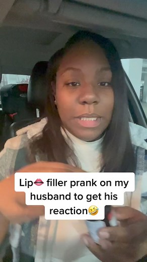 367K views · 10K reactions | Lip filler prank on my husband to get his reaction #reels | Snacks Philly | Facebook