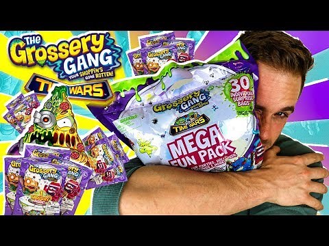 Grossery Gang Series 5 Time Wars UNBOXING 30 MEGA FUN PACK | UNBOXING The Grossery Gang en Pe Toys