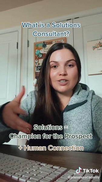 What is a Solutions Consultant? There are a lot of titles in PreSales and what we have found is there is a big shift to focus on Solutions! You’ll still see the term Sales Engineer in the space but we like Solutions Consultant or SC as a term that drives the experience. #solutions #solutionsconsultant #presales #careerchange
