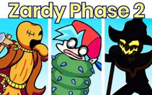 （官方更新新内容）Friday Night Funkin' VS Zardy FULL WEEK 1-2Bushwhack Foolhardy)Phase 2