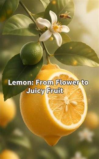 How Lemons Grow 🍋 | From Flower to Fruit in 120 Days | FarmyBloom