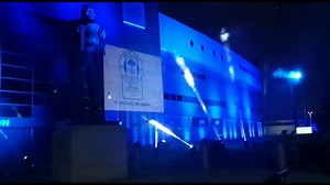 Wigan fans light up DW Stadium