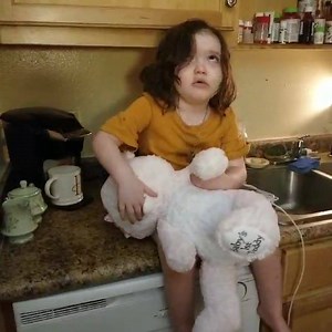 370K views · 3K reactions | Charley got this Teddy bear in the mail today from one of Charley's angels and boy was it a hit. It plays one of Charley's favorite songs to sing. Its soo cut. | Smiles for Baby Charley | Facebook