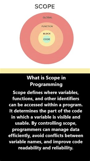 What is Scope in Programming? #shortsfeed #shorts