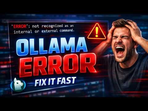 How to Fix Ollama Not Recognized as Internal or External Command (2026)