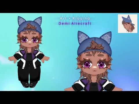 [Live2d Showcase] Lil Bean YCH - Chibi Coop🐺