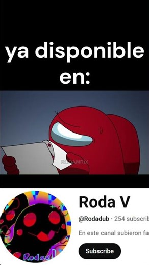 rodamrix doblaje español #amongus #rodamix #rodamrixedit #amongusanimation #amongus_video