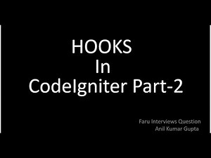 HOW CAN USE HOOKS IN CODEIGNITER 3.0